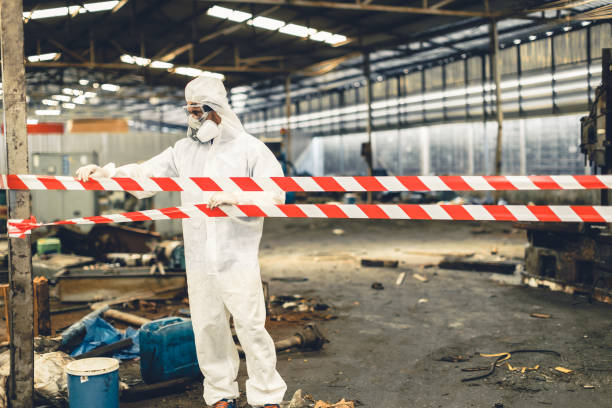 Professional Biohazard Cleanup technician working in Defiance, OH